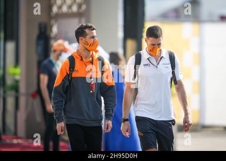 RICCIARDO Daniel (aus), McLaren MCL35M, Portrait während des Formel 1 stc Saudi Arabian Grand Prix 2021, 21th Lauf der FIA Formel 1 Weltmeisterschaft 2021 vom 3. Bis 5. Dezember 2021 auf dem Jeddah Corniche Circuit, in Jeddah, Saudi-Arabien - Foto: Antonin Vincent/DPPI/LiveMedia Stockfoto