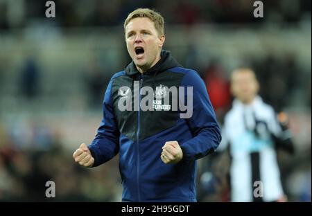 EDDIE HOWE, NEWCASTLE UNITED FC MANAGER, 2021 Stockfoto