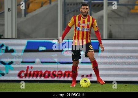 Lecce, Italien. 04th Dez 2021. Mario Gargiulo (US Lecce) während US Lecce vs Reggina 1914, Italienisches Fußballspiel der Serie B in Lecce, Italien, Dezember 04 2021 Quelle: Independent Photo Agency/Alamy Live News Stockfoto