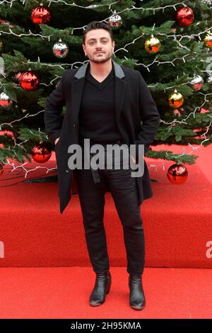 Rom, Italien. 04th Dez 2021. Virginio nimmt an der Einweihung des Weihnachtsdorfes im Auditorium Parco della Musica Teil. Kredit: SOPA Images Limited/Alamy Live Nachrichten Stockfoto