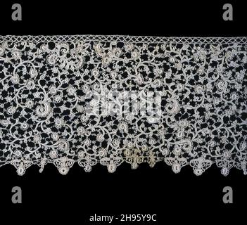 Flounce, Italien, 1675/1700. Stockfoto