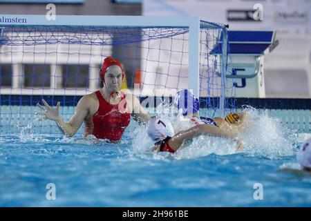 Roma, Italien. 04th Dez 2021. E. Eichelberger (SIS Roma) während des Spiels SIS Roma gegen Plebiscito Padova, Waterpolo Italienische Serie A1 Frauenspiel in Roma, Italien, Dezember 04 2021 Quelle: Independent Photo Agency/Alamy Live News Stockfoto