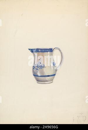 Cream Pitcher, c. 1936. Stockfoto