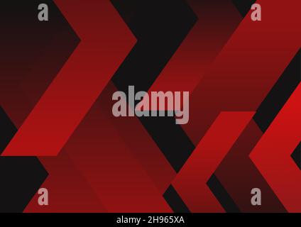 Abstrakter Hintergrund von roten und dunklen Farbe des modernen Designs, Vektor-Illustration Stock Vektor