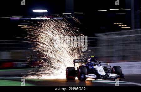 06 LATIFI Nichola (CAN), Williams Racing F1 FW43B, Aktion während des Formel 1 stc Saudi Arabian Grand Prix 2021, 21th Lauf der FIA Formel 1 Weltmeisterschaft 2021 vom 3. Bis 5. Dezember 2021 auf dem Jeddah Corniche Circuit, in Jeddah, Saudi-Arabien - Foto: Dppi/DPPI/LiveMedia Stockfoto