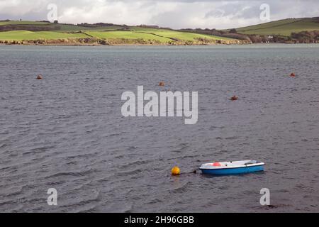 Padstow, Cornwall, England, Dezember 2nd 2021, Blick auf das Meer bei Padstow. Stockfoto