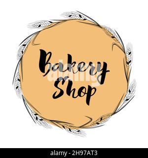 Von Hand gezeichnete Ähren aus Weizen, Gerste, Getreide. Schwarz-Weiß-Vektor realistische Skizze Weizenohr, ganze Hafer. Illustration der landwirtschaftlichen Pflanze, Gerste und Roggen Ernte, Ernte Getreide, Mehlproduktion Stock Vektor