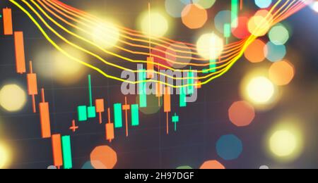 Nachhaltige Portfolio Management, langfristige Wealth Management mit risikostreuung Konzept. Stockfoto