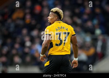 Wolverhampton, Großbritannien. 04th Dez 2021. Adama Traore of Wolves beim Premier League-Spiel zwischen Wolverhampton Wanderers und Liverpool am 4. Dezember 2021 in Molineux, Wolverhampton, England. Foto von Andy Rowland. Quelle: Prime Media Images/Alamy Live News Stockfoto