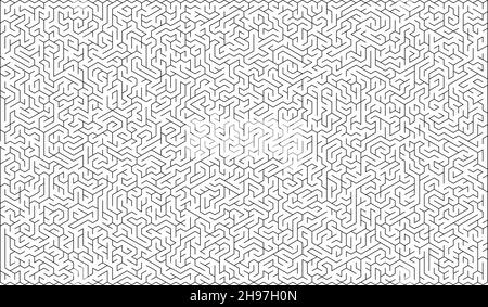 Vektor Labyrinth Hintergrund, Labyrinth Illustration isoliert auf weißem Hintergrund Stock Vektor