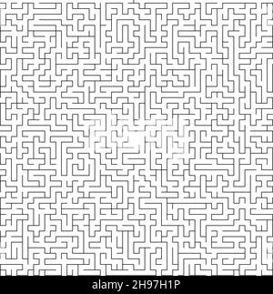 Vektor Labyrinth Hintergrund, Labyrinth Illustration isoliert auf weißem Hintergrund Stock Vektor