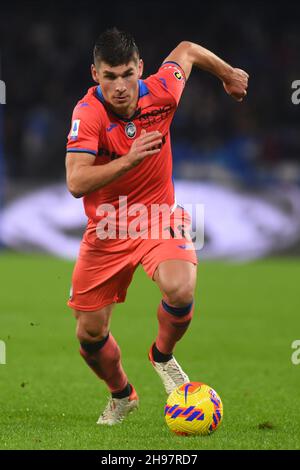 Napoli, Italien. 04th Dez 2021. Ruslan Malinovskyi in Aktion die Serie A zwischen SSC Napoli - Atalanta im Stadio Diego Armando Maradona Endnote: 2-3 (Foto von Agostino Gemito/Pacific Press) Credit: Pacific Press Media Production Corp./Alamy Live News Stockfoto