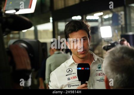 Jeddah, Saudi-Arabien. 04th Dez 2021. 04.12.2021, Jeddah Corniche Circuit, Jeddah, Formel 1 Grand Prix von Saudi-Arabien, im Bild Toto Wolff (Mercedes) Quelle: dpa/Alamy Live News Stockfoto