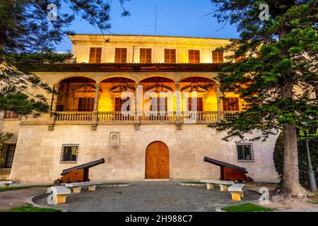 Außenansicht von Consolat de Mar in Palma, Mallorca, Spanien Stockfoto