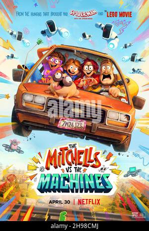 CONNECTED (2021) -Originaltitel: THE MITCHELLS VS. DIE MASCHINEN-, Regie Michael RIANDA und JEFF ROWE. Kredit: COLUMBIA BILDER/SONY BILDER ANIMATION / Album Stockfoto