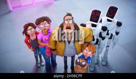 CONNECTED (2021) -Originaltitel: THE MITCHELLS VS. DIE MASCHINEN-, Regie Michael RIANDA und JEFF ROWE. Kredit: COLUMBIA BILDER/SONY BILDER ANIMATION / Album Stockfoto