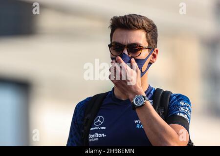 Dschidda, Saudi-Arabien. 05th Dez 2021. George Russell (GBR) Williams Racing. 05.12.2021. Formel 1 Weltmeisterschaft, Rd 21, Großer Preis Von Saudi-Arabien, Jeddah, Saudi-Arabien, Wettkampftag. Bildnachweis sollte lauten: XPB/Press Association Images. Quelle: XPB Images Ltd/Alamy Live News Stockfoto