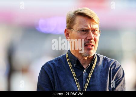 Dschidda, Saudi-Arabien. 05th Dez 2021. Mika Häkkinen (FIN). Großer Preis von Saudi-Arabien, Sonntag, 5th. Dezember 2021. Dschidda, Saudi-Arabien. Quelle: James Moy/Alamy Live News Stockfoto