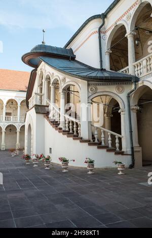 Burg in Baranów Sandomierski, Woiwodschaft Karpatenvorland, Polen Stockfoto