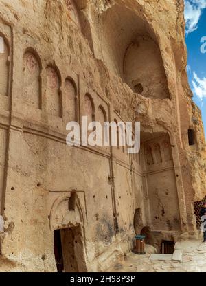 Goreme, Freilichtmuseum, das UNESCO-Weltkulturerbe in der Türkei ist Stockfoto