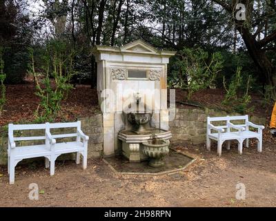Brunnen in Stowe School und Landschaftsgärten Northamptonshire UK Stockfoto
