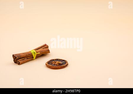 Grußkarte mit Platz für Ihre eigene Botschaft für Advent und Weihnachten Stockfoto