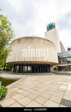 Das Civic Center 1967 in Newcastle upon Tyne, Großbritannien Stockfoto