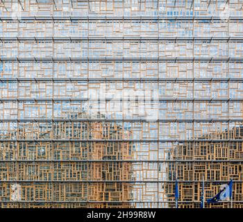 Brüssel, Belgien - 02 15 2018: Fassade des Europäischen Rates in Brüssel Stockfoto