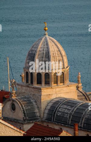 Berühmte Kathedrale des Hl. Jakob in Sibenik, Kroatien Stockfoto