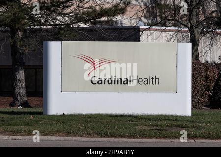 West Chester - ca. Dezember 2021: Cardinal Health Office. Cardinal Health vertreibt Arzneimittel und medizinische Produkte. Stockfoto