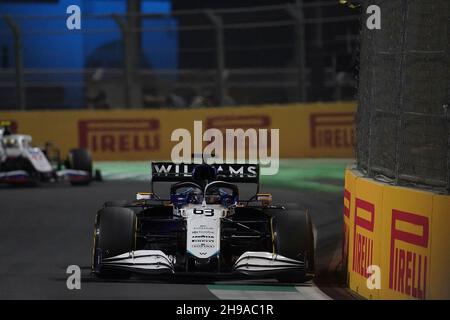 Jeddah, Saudi-Arabien. 05th Dez 2021. 05.12.2021, Jeddah Corniche Circuit, Jeddah, Formel 1 Grand Prix von Saudi-Arabien, im Bild George Russel (GBR), Williams Racing Credit: dpa/Alamy Live News Stockfoto