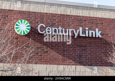 West Chester - ca. Dezember 2021: Legacy CenturyLink Vertriebsbüro. CenturyLink ist jetzt Teil von Lumen Technologies. Stockfoto