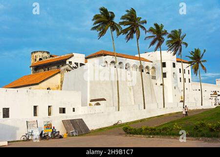 Elmina Castle (Saint George's Castle/Fort Saint Jorge), UNESCO-Weltkulturerbe, Elmina, Zentralregion, Ghana Stockfoto