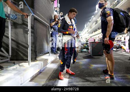 VERSTAPPEN Max (NED), Red Bull Racing Honda RB16B, Portrait während des Formel 1 stc Saudi Arabian Grand Prix 2021, 21th Runde der FIA Formel 1 Weltmeisterschaft 2021 vom 3. Bis 5. Dezember 2021 auf dem Jeddah Corniche Circuit, in Jeddah, Saudi-Arabien - Foto: Dppi/DPPI/LiveMedia Stockfoto