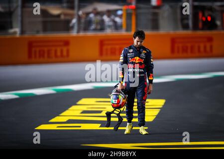 PEREZ Sergio (mex), Red Bull Racing Honda RB16B, Portrait während des Formel 1 stc Saudi Arabian Grand Prix 2021, 21th Lauf der FIA Formel 1 Weltmeisterschaft 2021 vom 3. Bis 5. Dezember 2021 auf dem Jeddah Corniche Circuit, in Jeddah, Saudi-Arabien - Foto: Antonin Vincent/DPPI/LiveMedia Stockfoto