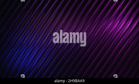 3D Abbildung 8k abstrakter Farbhintergrund RedBluCarbon Stockfoto