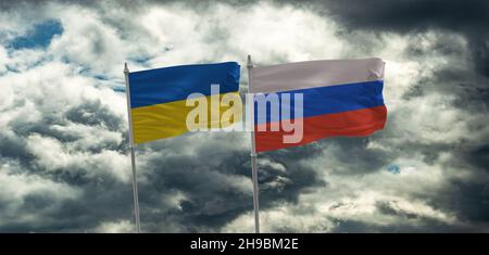 ukraine russland Konflikt 2021 Eskalation Stockfoto