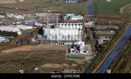 Luftaufnahme des Spalding Power Station, Lincolnshire Stockfoto