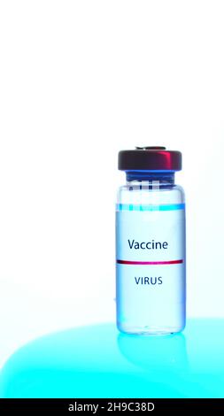 Impfdosis - Konzept Für Virus, Gesundheitswesen, Impfstoff Und Corona Stockfoto