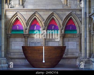 Innenräume der Truro Cathedral in Cornwall, England Stockfoto