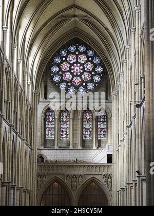 Innenräume der Truro Cathedral in Cornwall, England Stockfoto