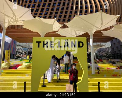 VAE, Dubai - 1. Dezember 2021: Pavillon Baden-Württemberg auf der Weltausstellung 2020 Stockfoto