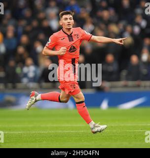 London, Großbritannien. 05th Dez 2021. 5. Dezember - Tottenham Hotspur gegen Norwich City - Premier League - Tottenham Hotspur Stadium Billy Gilmour während des Premier League-Spiels im Tottenham Hotspur Stadium, London. Bildnachweis: Kredit: Mark Pain/Alamy Live Nachrichten Stockfoto