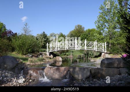 Sayen Park Botanical Gardens, öffentlicher Park Hamilton, NJ, USA Stockfoto