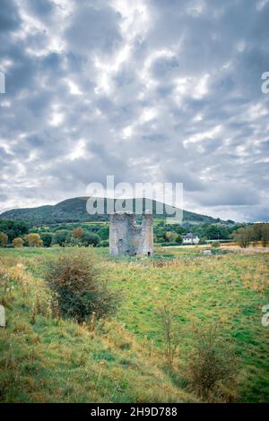 Sommerwanderungen auf Roundton Hill, Wales Stockfoto