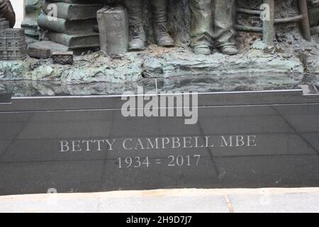 Betty Campbell Monument Stockfoto