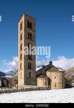 Taüll, Sant Climent, Blick von Südosten Stockfoto