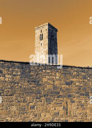 St Rules Tower, St Andrews Cathedral, St Andrews Fife, Schottland, Großbritannien, GB. Stockfoto