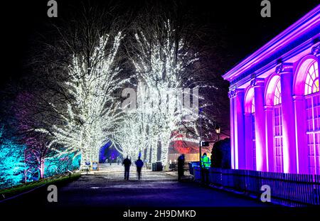 Bilder von Weihnachten im Kenwood House Hampstead London UK Stockfoto