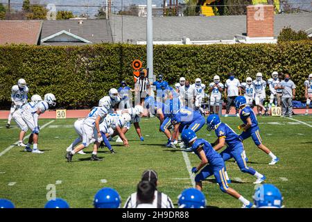 High School Football Spiel, La Puente, Kalifornien, USA Stockfoto